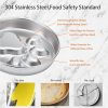 Hot Multifunctional Water Bowl 304 Stainless Steel Easy To Clean Slow Food Bowl Anti-Choking Bowl Anti-Overeating Silicone Non-Slip Medium And Large Dog  Dog Rice Bowl - Image 3