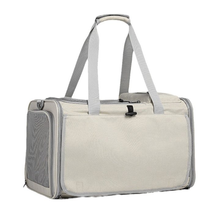 Portable Pet Outdoor Bag Pet Travel Bag Can Be Carried Back Outdoor Breathable Mesh Foldable Simple Design Large Capacity Comprehensive Ventilation With Blackout Curtains Cat Bag Small Dog Bag